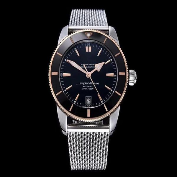 

2021 new super ocean culture 300 m waterproof eta9015 movement ceramic ring mouth sapphire mirror automatic mechanical watch306c, Slivery;brown