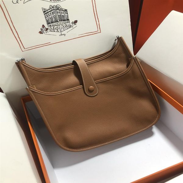 

2021 genuine leather fashion shoulder bags hole2568