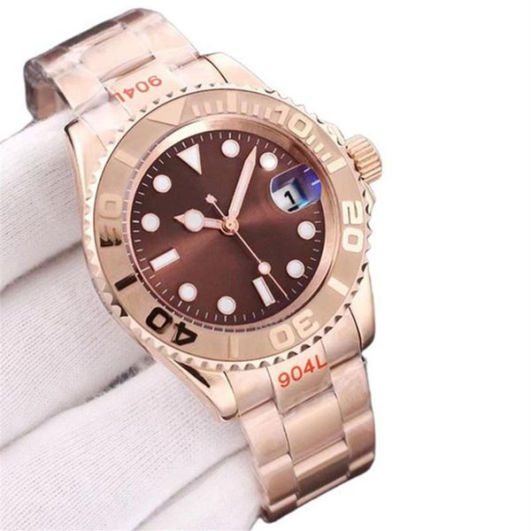 

automatic watch diver designer watch mens mouvement orologi women mechanical 40mm reloj mujer sapphire glass hombre montre de luxe280r, Slivery;brown