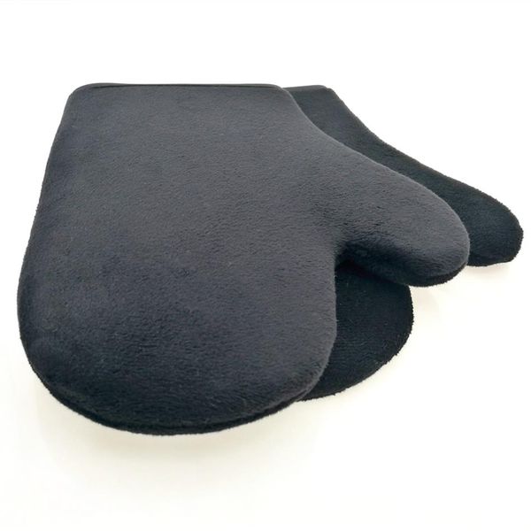 

500 pcs dhl sunless tan mitt double sided use with thumb for self spray tanning280d