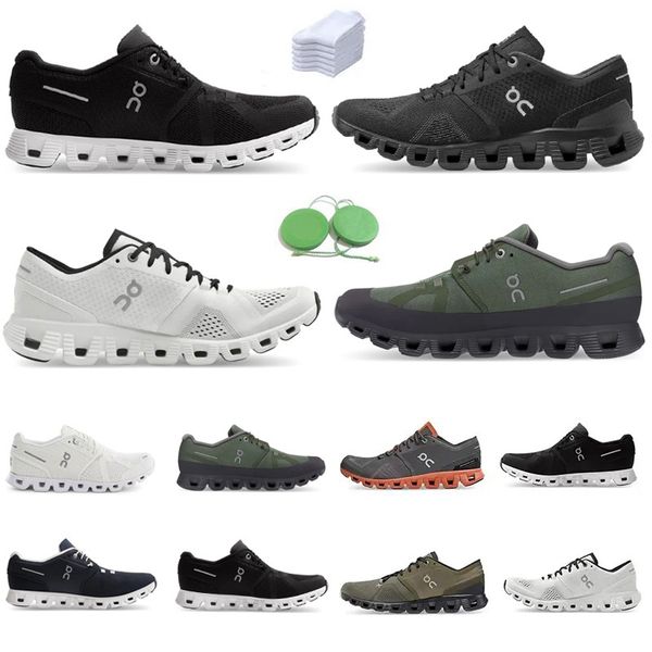 

2023 on cloud x 1 mens running shoes sneaker triple black white sand orange frame ash olive men women runner trainers outdoor sports sneaker