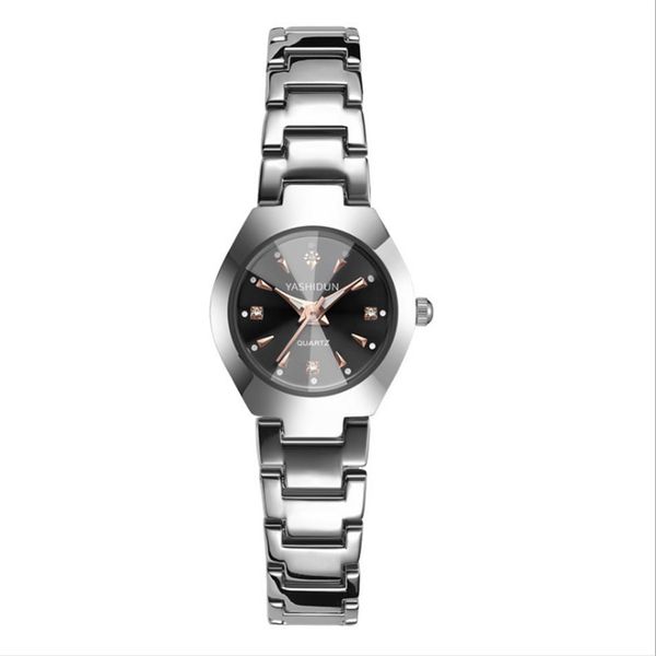 

yashidun brand stainless steel bracelet glaring quartz lovers watches simple mens womens watch luminous wristwatches multicolor op216w, Slivery;brown