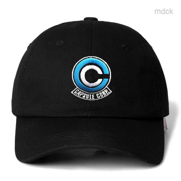 

ball caps anime capsule corp. father hat anime cotton embroidered snapback hats female male baseball caps vacation hats dropshipping, Blue;gray
