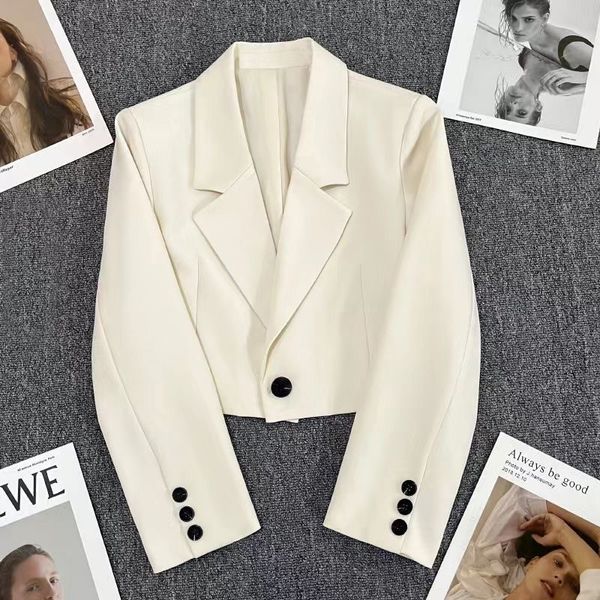 

womens blazers jacket designer woman suits jackets coat outwears female spring autumn shirts style slim for lady outfit s-xl a002, White;black