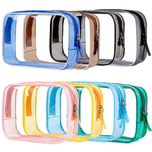

cosmetic bags cases 1pc pvc women zipper clear makeup transparent beauty case travel organizer storage bath toiletry wash 230421