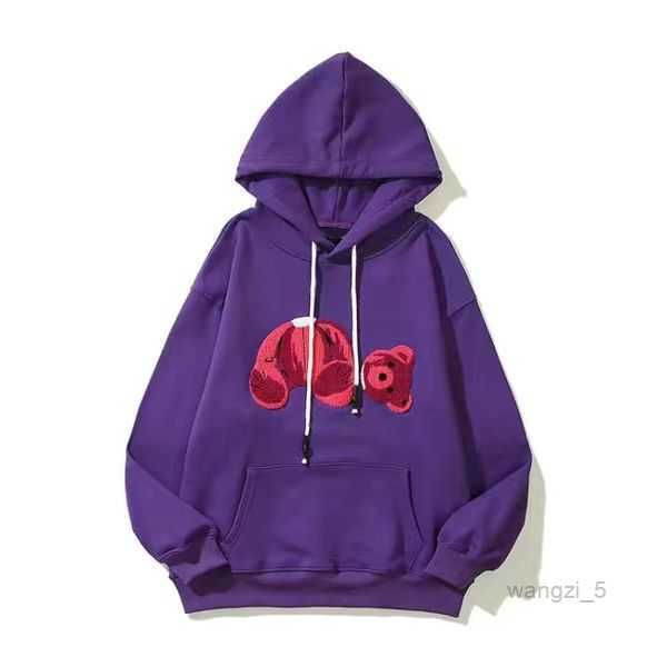 

men's hoodies & sweatshirts 2022 angel mens womens designers fashion man long sleeve bear hoodie clothing sweaters hip hop palms clothe, Black