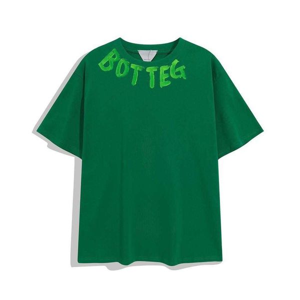 

t shirts mens womens botega veneta luxurys designer correct high version printed round t-shirt bird d8ty, White;black