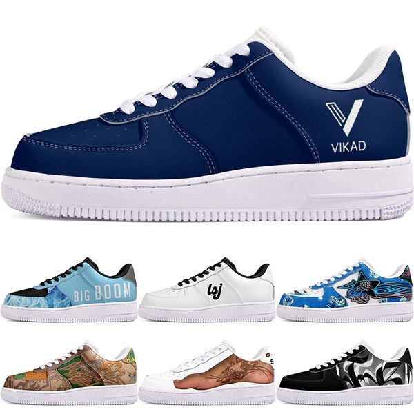 

DIY shoes fashionable autumn mens Leisure shoes one for fashion men women casualplatform sneakers Classic cartoon graffiti trainers comfortable sports 19626