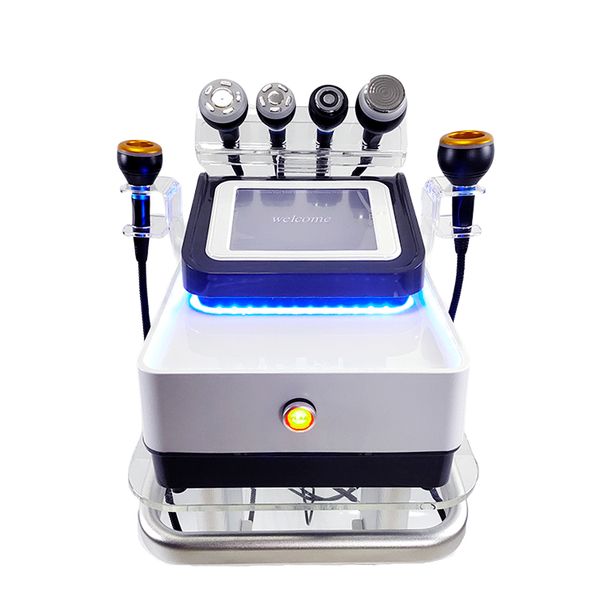 

portable 6 in 1 rf negative pressure magnetic vibration head body slimming 40k 80k cavitation machine