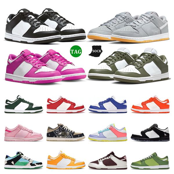 

size 36-47 men designer casual shoes flat women sneakers mens panda white black grey fog unc syracuse medium olive sail strange love womens