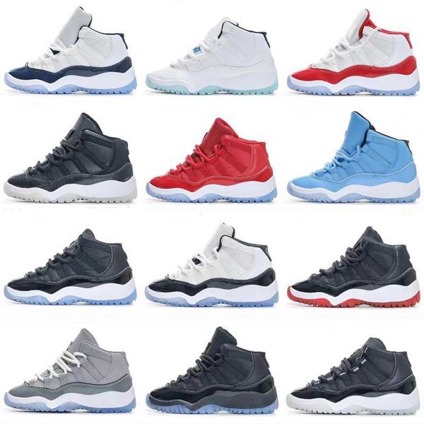 

og 2022 jumpman 11 cherry 11s 25th anniversary kids baskeball shoes for toddlers boys girls children outdoor sports sneakers cool grey space