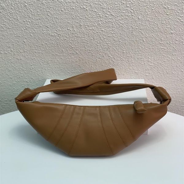

luxury design bag genuine leather croissant bag crossbody shoulder purse308l