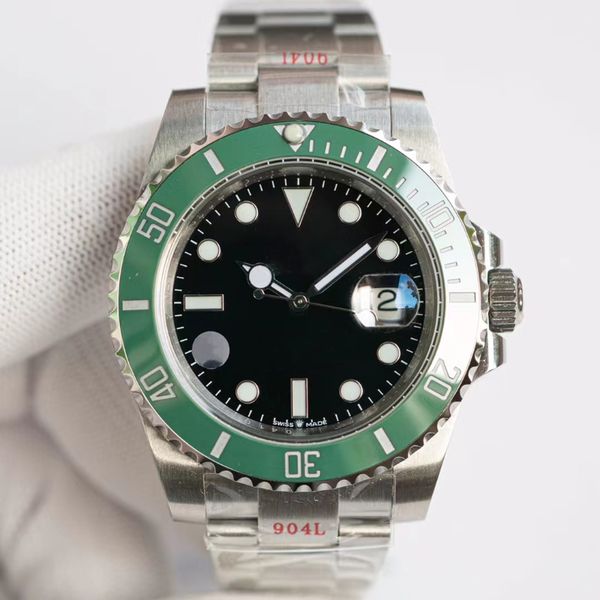 

mechanical men's watch, three-needle diving ceramic circle, stainless steel strap, anti-counterfeiting crystal mirror, domestic movemen, Slivery;brown