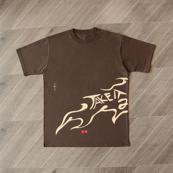

men's plus tees brown t shirt -quality t-shirt 2023ss women283r, Black;brown