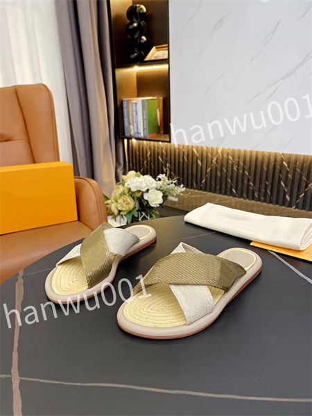 

2023 designer fashion womens sandals slippers leather shoes luxury atmosphere high quality, Black