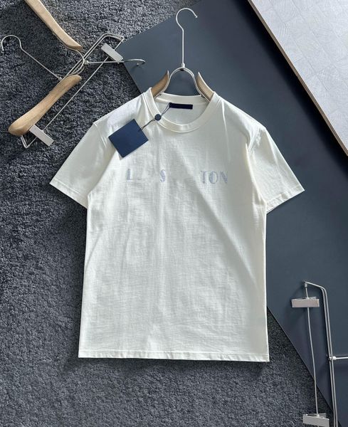 

men's t-shirts 23ss rhude mens t shirt tess designer casual fashion short sleeve europe america men women round neck tshirts usa size m, White;black