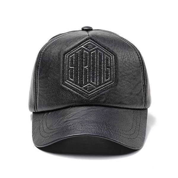 

ball caps panjoiner 2018 bon de beisebol de couro pu hip hop hip hop hip hop bon masculino e feminino chapus hipster w015 j230421, Blue;gray