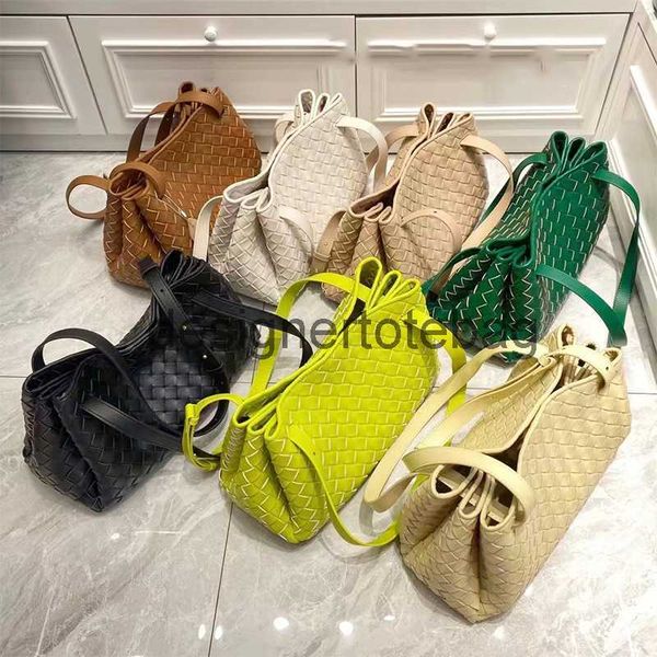 

fashion woven bag handle shoulder single arco tote cabat large-capacity bags vegetable basket handbag summer lady hobo casual botega v cross