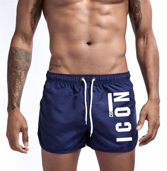 

icon dsq d2 brands men's summer swim shorts fashion trend classic luxury designer womens man swimming short casual beach pants pantalon, White;black
