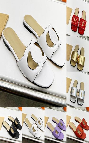 

womens sandals famous designer women sandale platform slippers ladies leather slides sliders taupe triple black flats mules scuffs8376959