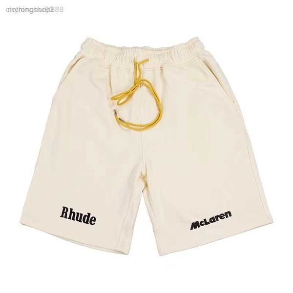 

men's shorts fashion branded summer high street embroidered loose fit sports capris men azje aodq, White;black