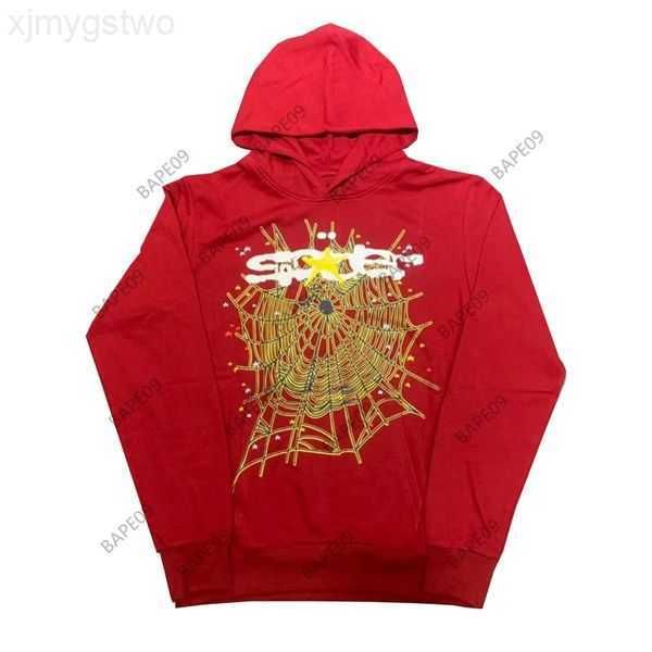 

pullover black sp5der young thug 555555 angel hoodies men shoe printing spider web sweatshirts designer women red hoodie 12zgm1
