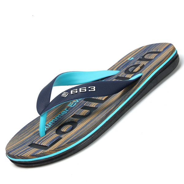 

slippers brand flip flops men summer beach fashion concise slides casual outdoor 230420, Black