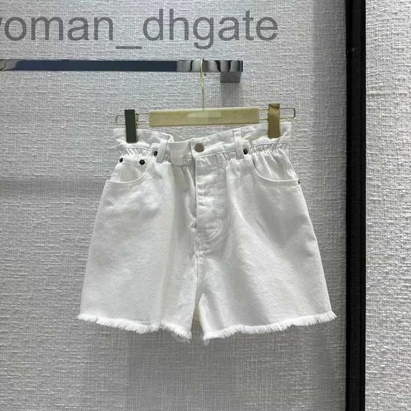 

women's shorts designermilan runway jeans 2023 spring summer fashion designer pants brand same style luxury women's shorts 0312-8, White;black
