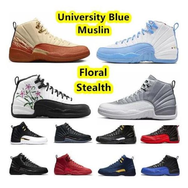 

jumpman 12 mens basketball shoes 12s stealth unc blue black taxi hyper royal playoffs royalty reverse flu game utility twist royal men train