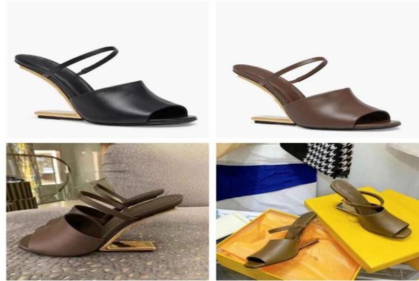 

luxury design men daisy spike sandals white flop flip flat flats outdoor leather high heels with slingbacks slip everyday wear2597725, Black