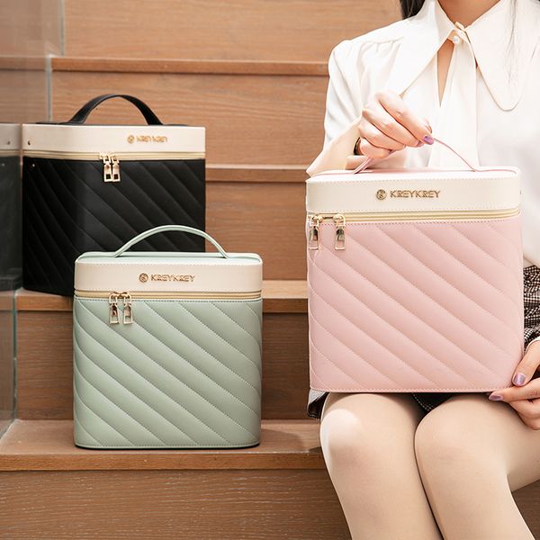 

cosmetic bags cases makeup bag fashion toiletry storage box portable travel make up suitcase 230421