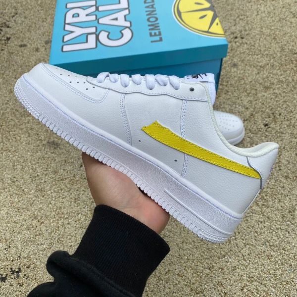 

outdoor running shoes forces one 1 low lyrical lemonade white yellow strike designer sneakers the men women outfiit lifestyles with box, Red;white