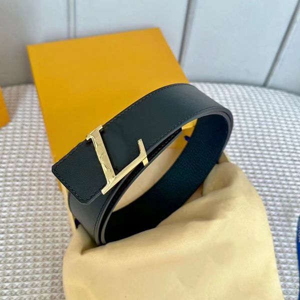 

genuine leather luxary man belt designer man woman belt 100-125cm black gray bottom double-sided adjustable waistband gold silver letters bu, Black;brown