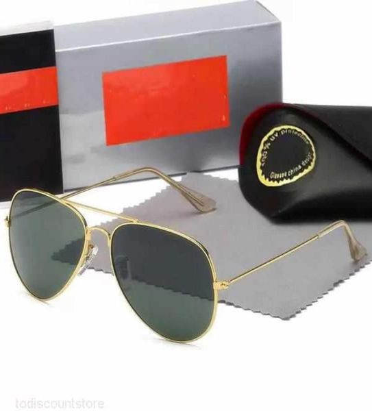 

whole black sunglasses luxury fashion ray designer men women classic pilot protection outdoor band driving beach sun 1466h9188767, White;black