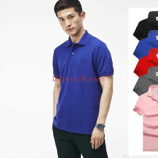 

seller new crocodile polo shirt men short sleeve ralphs laurens casual shirts man's solid classic t shirt plus camisa polo 801, White;black