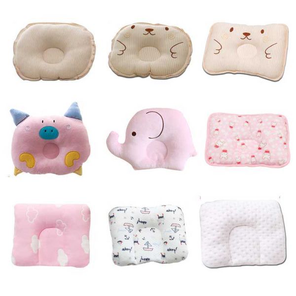 

pillows newborn baby care cotton pillow protection head anti-rollover sleep printing stereotypes traveseiros plastic newborn sleep produ w04