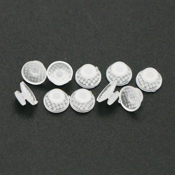 

toothbrush dental orthodontic ceramic clear lingual button bondable round base mesh 221114198i