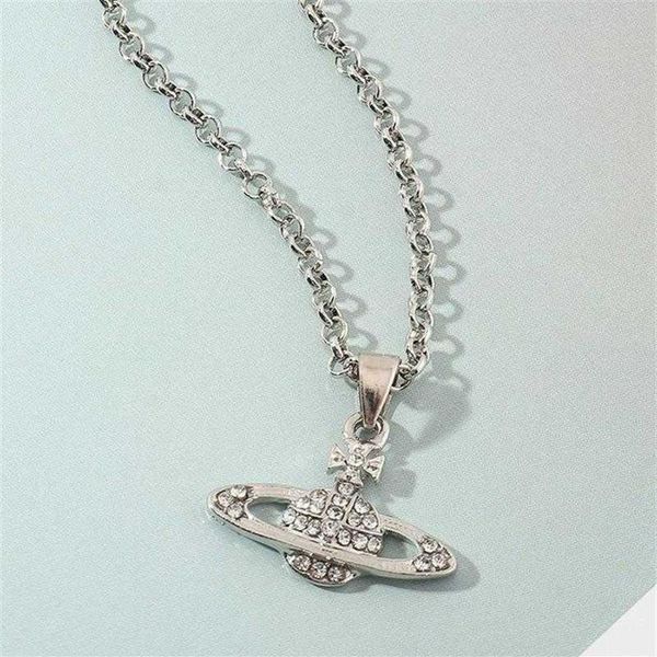 

pendant necklaces planet necklace gold for women shiny party accessories choker chain exaggerated gift whole2620250q, Silver