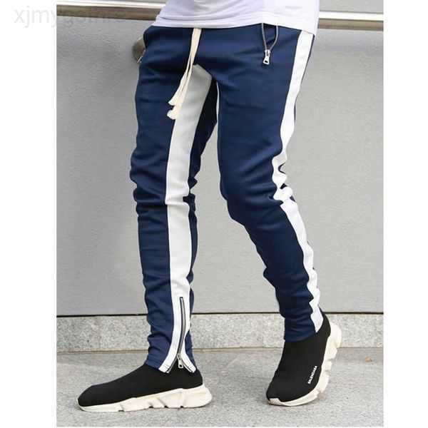 

mens joggers casual pants fitness men sportswear tracksuit bottoms skinny sweatpants trousers black gyms jogger track x0909 307er