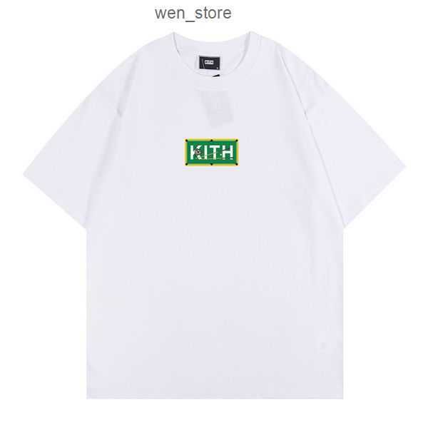 

23ss designer shir kih shir european american vinage shor sleeves men women summer kih shirs high qualiy tshir us size 8 z2lp, White;black
