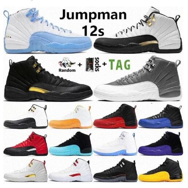 

basketball shoes gamma blue 12 12s women men shoes game royal college navy reverse taxi sneakers sports trainers size eur 36-47