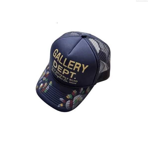 

ball caps american fashion brand galleryes graffiti letters baseball sun visor duck tongue curved brim men and women 2ramf, Blue;gray