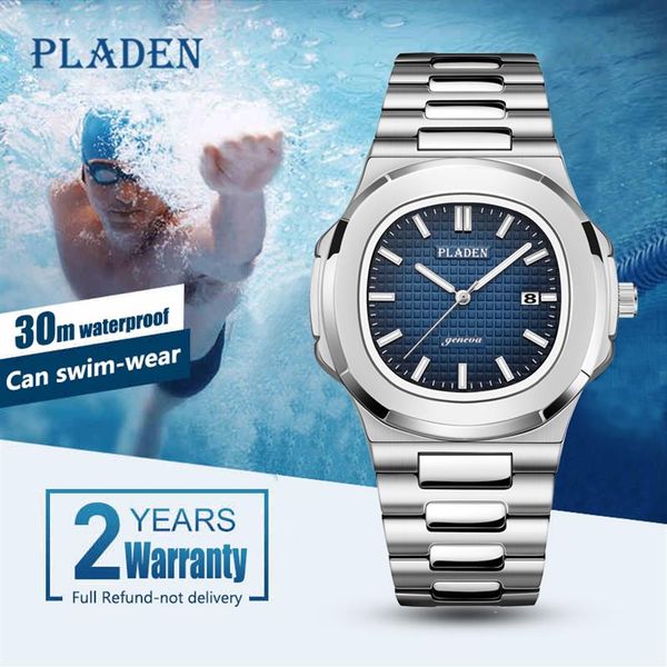 

green montre de luxe mens automatic mechanical movement watches full stainless steel sapphire super luminous 5atm waterproof u1 wr219s, Slivery;brown