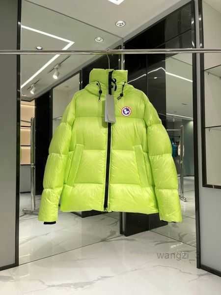 

down & parkas designer goose canada jackets puffer bright black llabel large hat outdoor goode thickened hooded 4 5lah