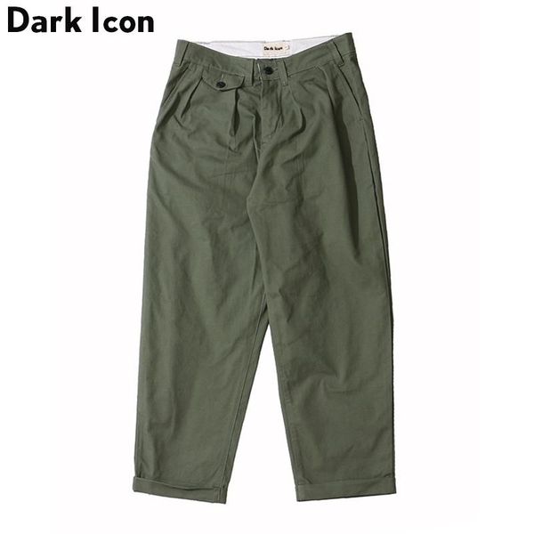 

pants dark icon loose style anklelength pants men 2019 solid harem pants hip hop pants men black khaki green