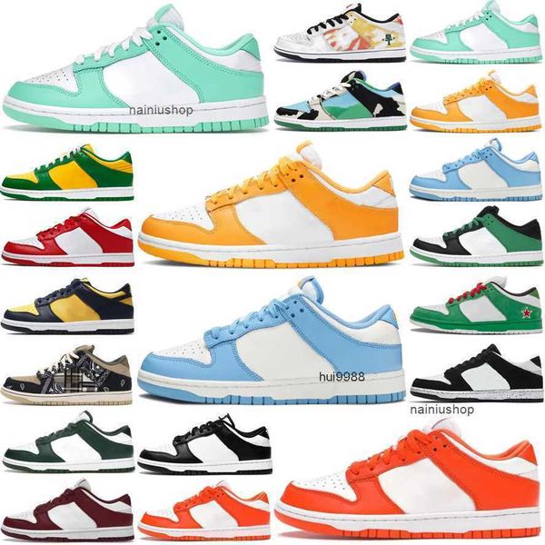 

with box designer 2023 2023 unc lows casual running shoes for men women panda sneakers syracuse grey fog university red varsity green sports, Black