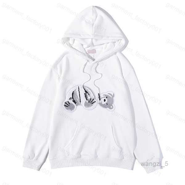 

men's hoodies & sweatshirts 21ss mens women designer hoodie sweater streetwear t shirt goose canada jackets pa of ow fog palms bear 4 s, Black