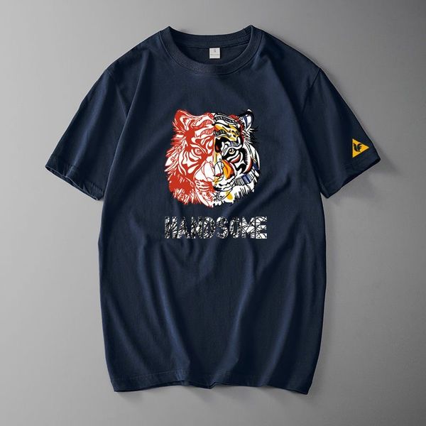 

mens designer shirt summer style tshirts embroidery with letters printing loose tees trend short sleeve casual shirts asian size s-xxl rgtn, White;black