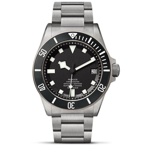 

u1 new men automatic machinery watch 43mm black blue red dial stainless steel strap mens luxury237e, Slivery;brown