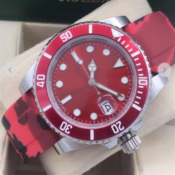 

2020 new luxury men watch ceramic bezel designer mens mechanical automatic movement watch leather sports watches wristwatches265i, Slivery;brown